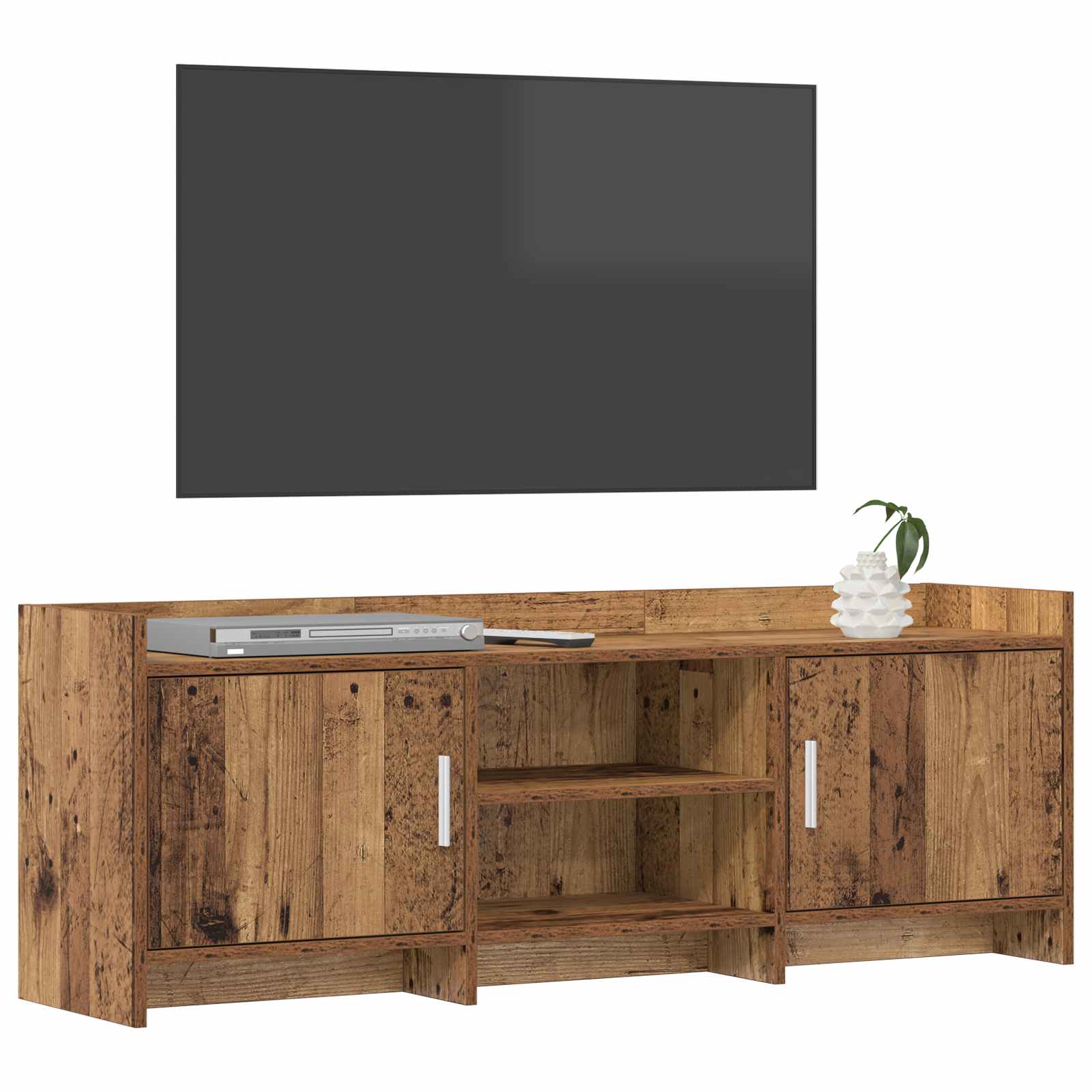 Ντουλάπι TV 130 x 33 x 47 εκ Παλαιωμένο ξύλο Επεξεργασμένο Ξύλο