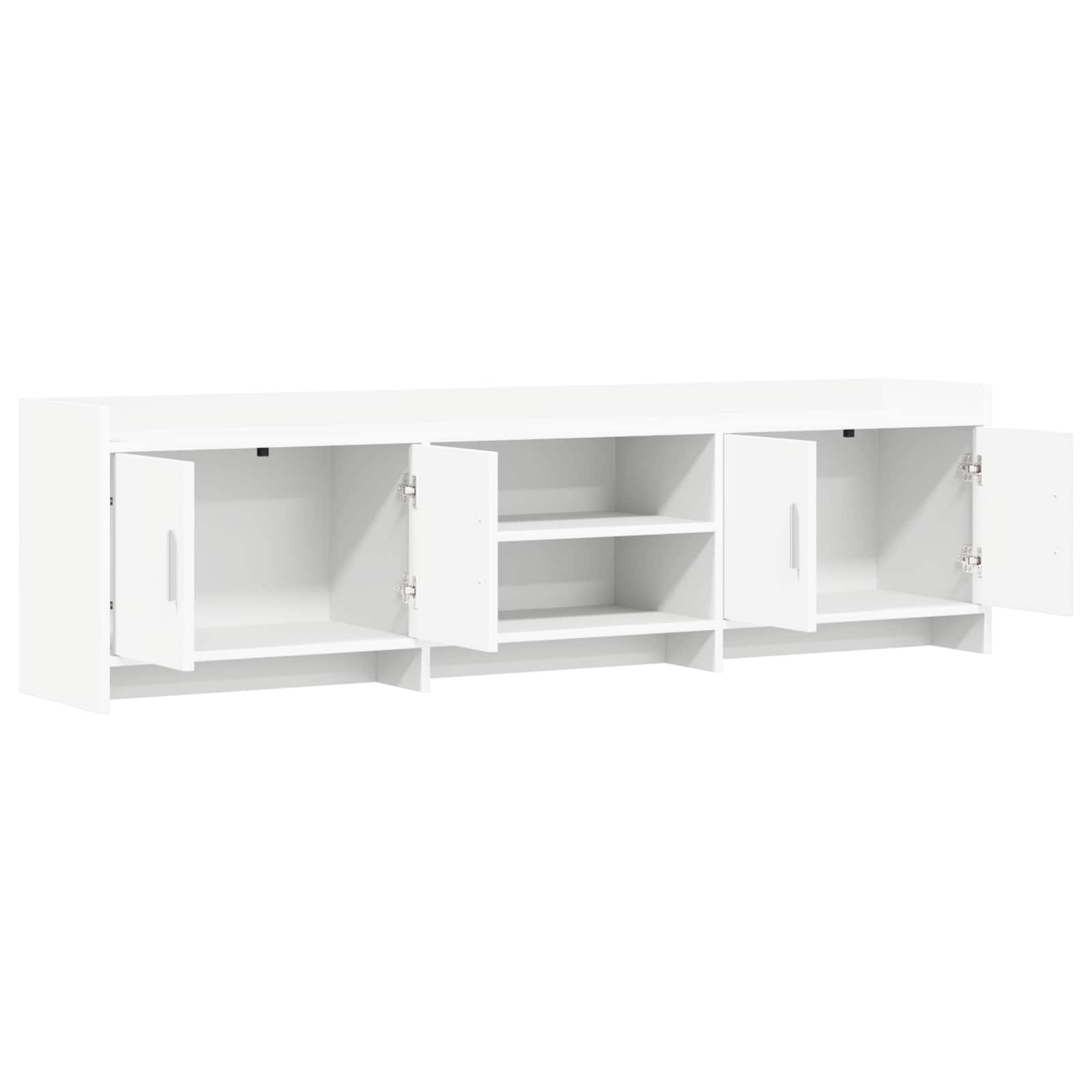 Ντουλάπι TV 168 x 33 x 47 εκ. Λευκό Επεξεργασμένο Ξύλο