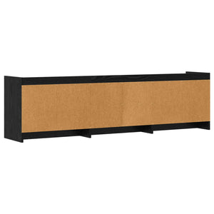 Ντουλάπι TV 168 x 33 x 47 εκ. Μαύρη Δρυς Επεξεργασμένο Ξύλο - Pakobazaar