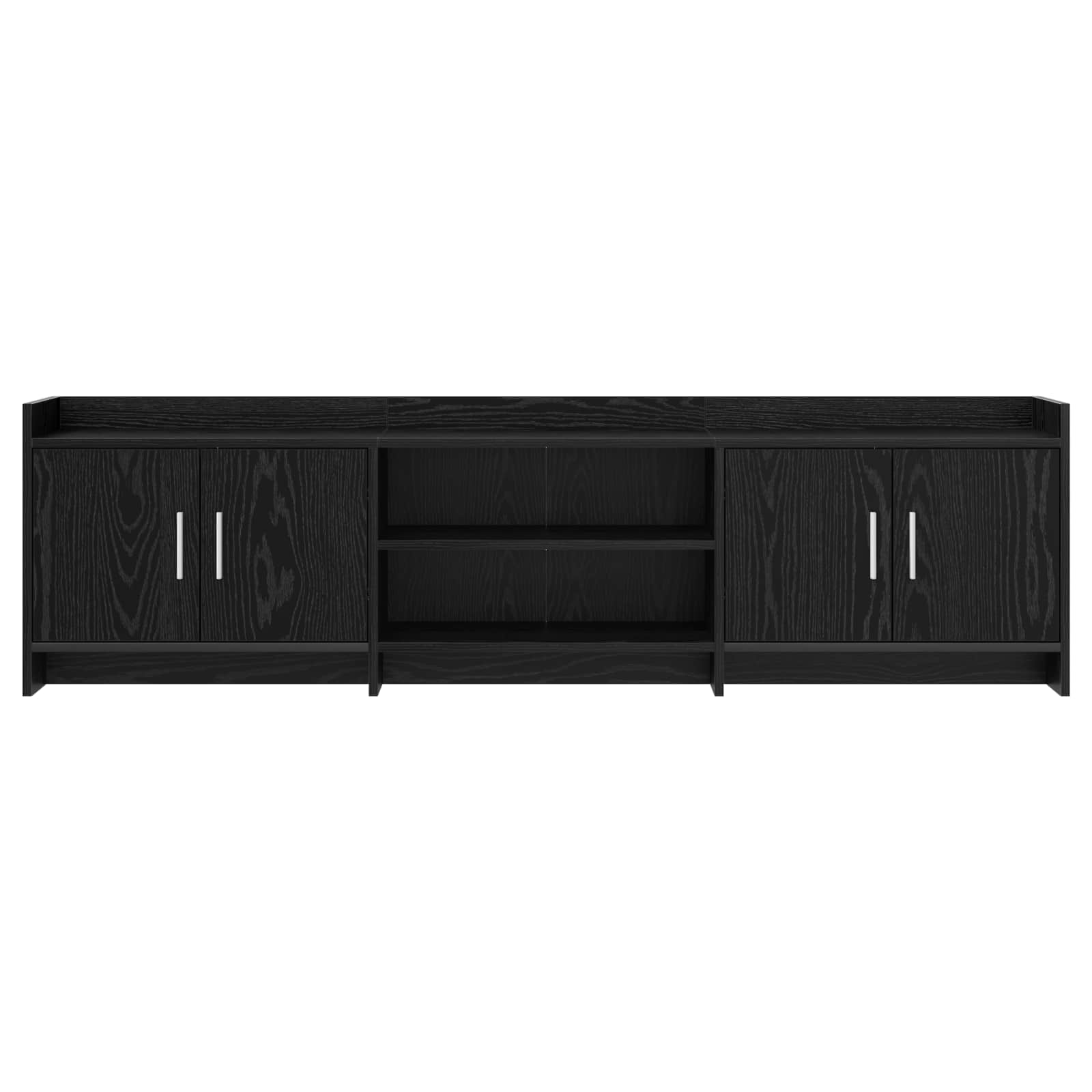 Ντουλάπι TV 168 x 33 x 47 εκ. Μαύρη Δρυς Επεξεργασμένο Ξύλο - Pakobazaar