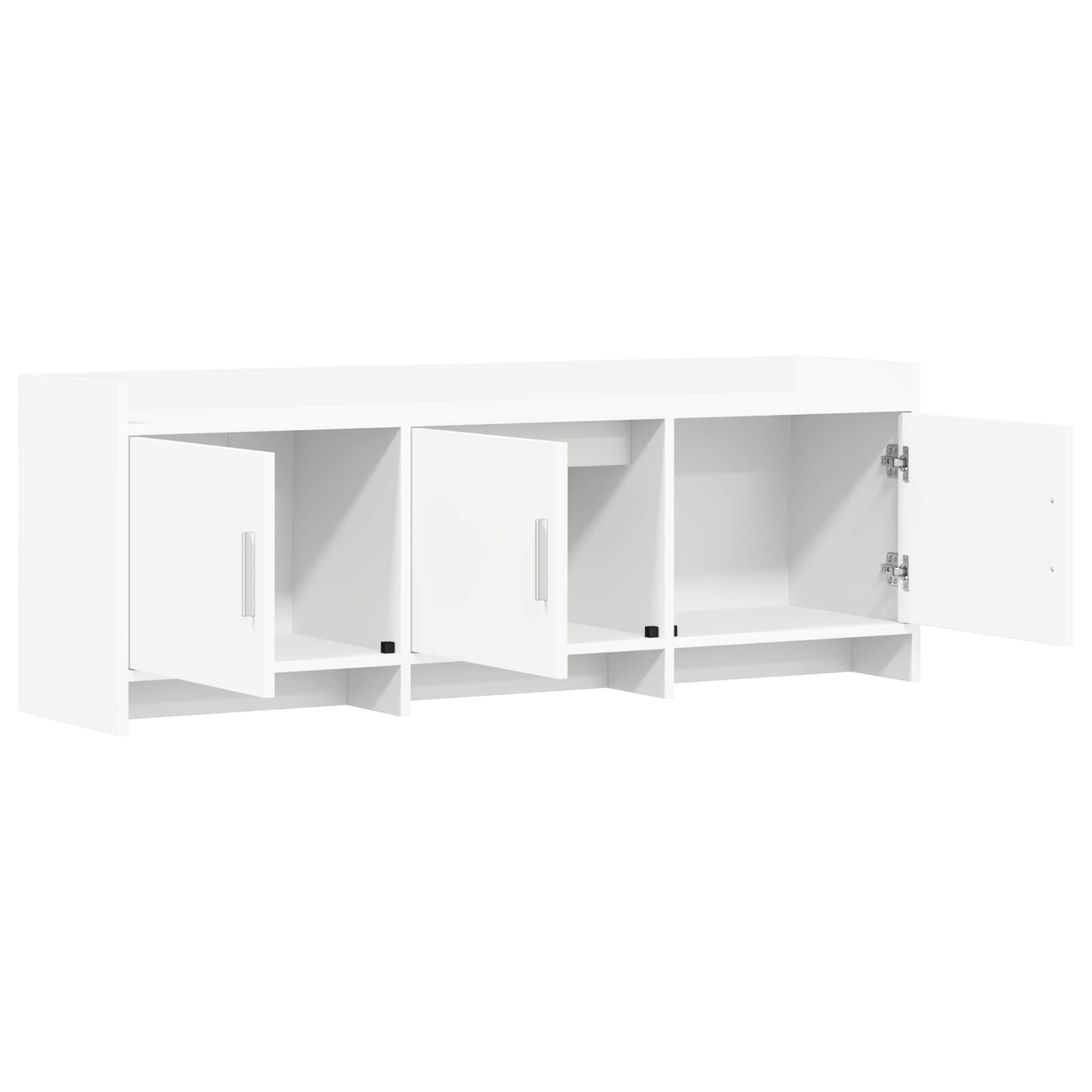 Ντουλάπι TV 130 x 33 x 47 εκ Λευκό Επεξεργασμένο Ξύλο