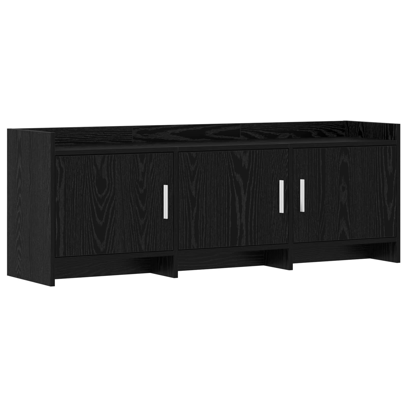 Ντουλάπι TV 130 x 33 x 47 εκ Μαύρη Δρυς Επεξεργασμένο Ξύλο