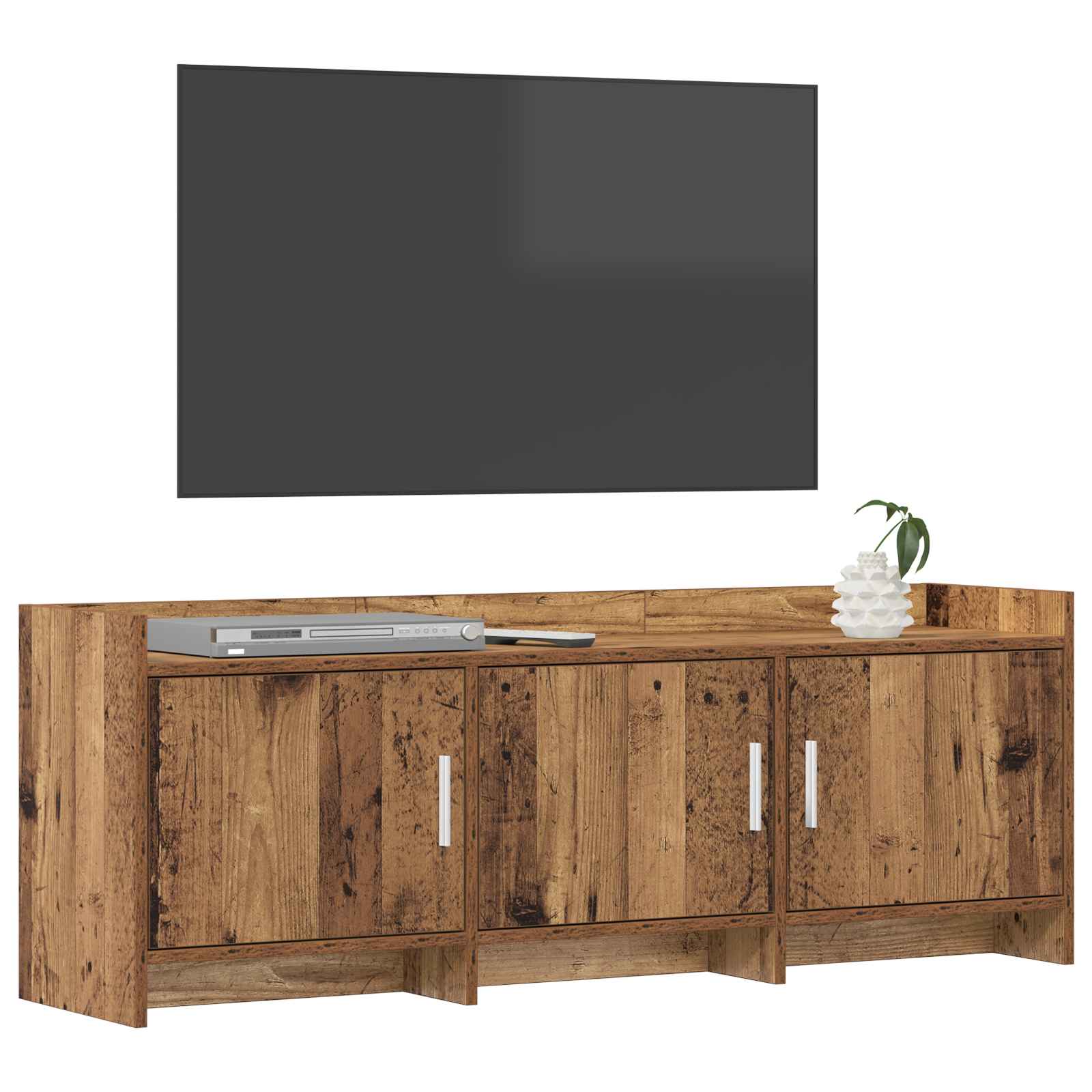 Ντουλάπι TV 130 x 33 x 47 εκ Παλαιωμένο ξύλο Επεξεργασμένο Ξύλο - Pakobazaar