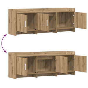 Ντουλάπι TV 130 x 33 x 47 εκ Artisan Δρυς Επεξεργασμένο Ξύλο - Pakobazaar