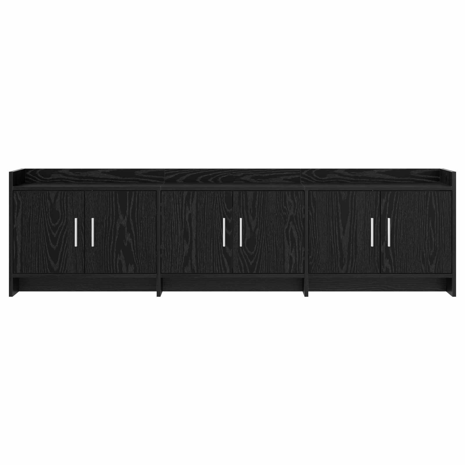 Ντουλάπι TV 168 x 33 x 47 εκ. Μαύρη Δρυς Επεξεργασμένο Ξύλο