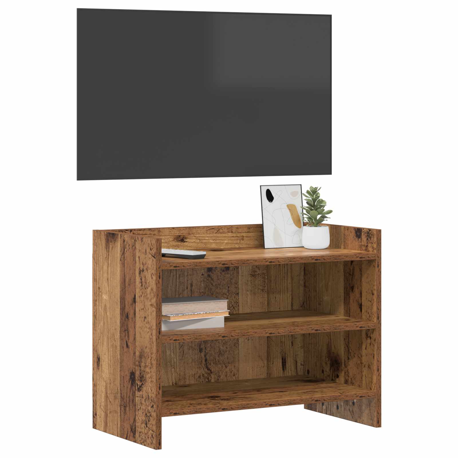 Ντουλάπι TV 60 x 33 x 47 εκ. Παλαιωμένο ξύλο Επεξεργασμένο Ξύλο