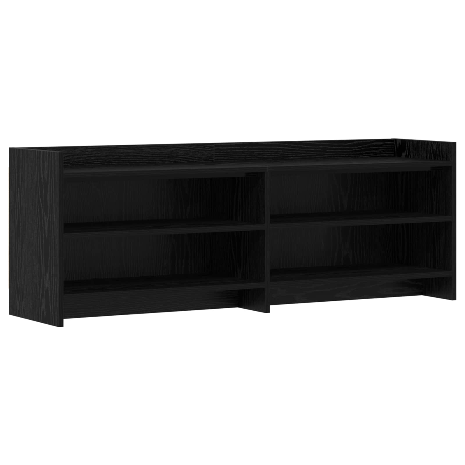 Ντουλάπι TV 135 x 33 x 47 εκ. Μαύρη Δρυς Επεξεργασμένο Ξύλο