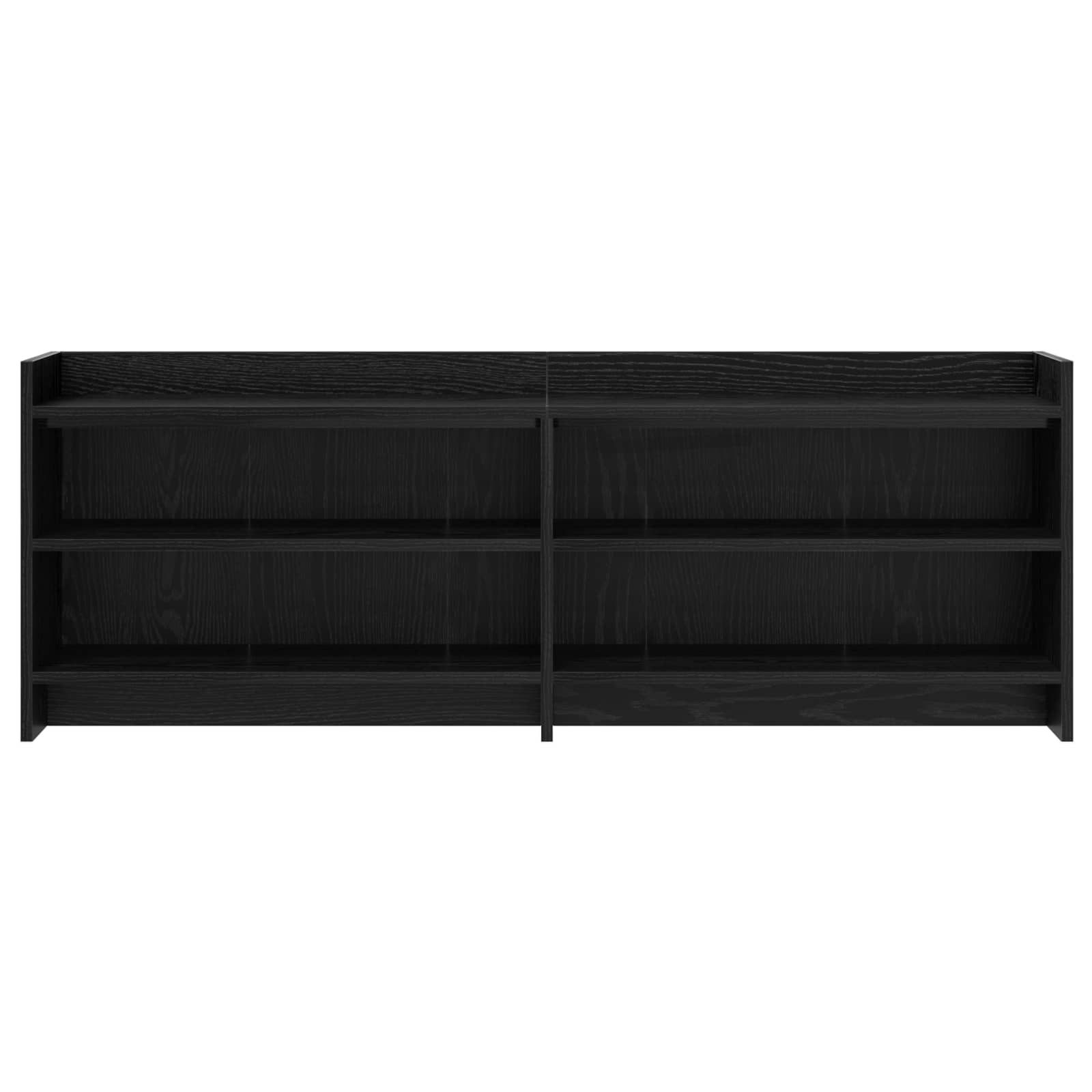 Ντουλάπι TV 135 x 33 x 47 εκ. Μαύρη Δρυς Επεξεργασμένο Ξύλο