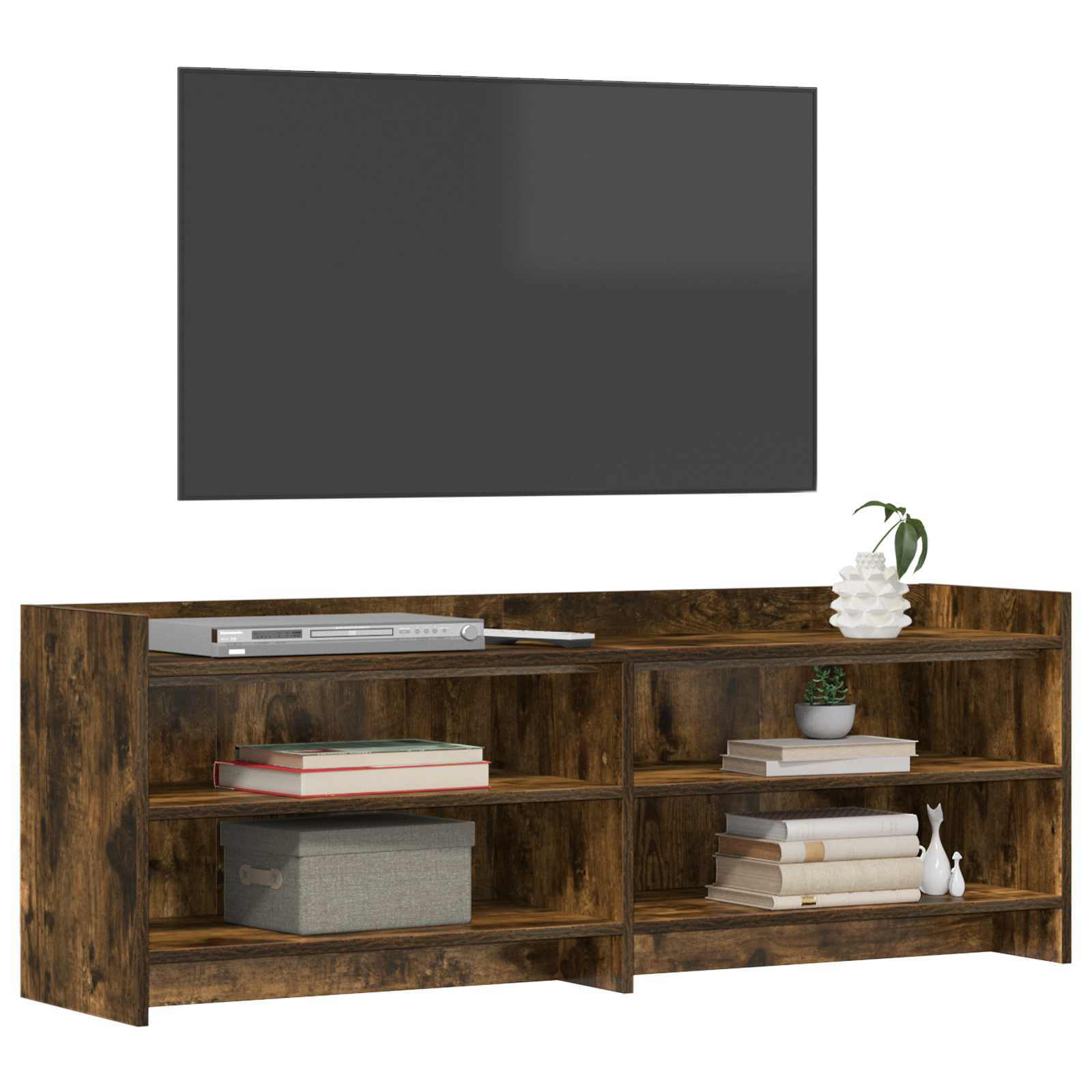 Ντουλάπι TV 135 x 33 x 47 εκ. Καπνισμένο Ξύλο Δρυός