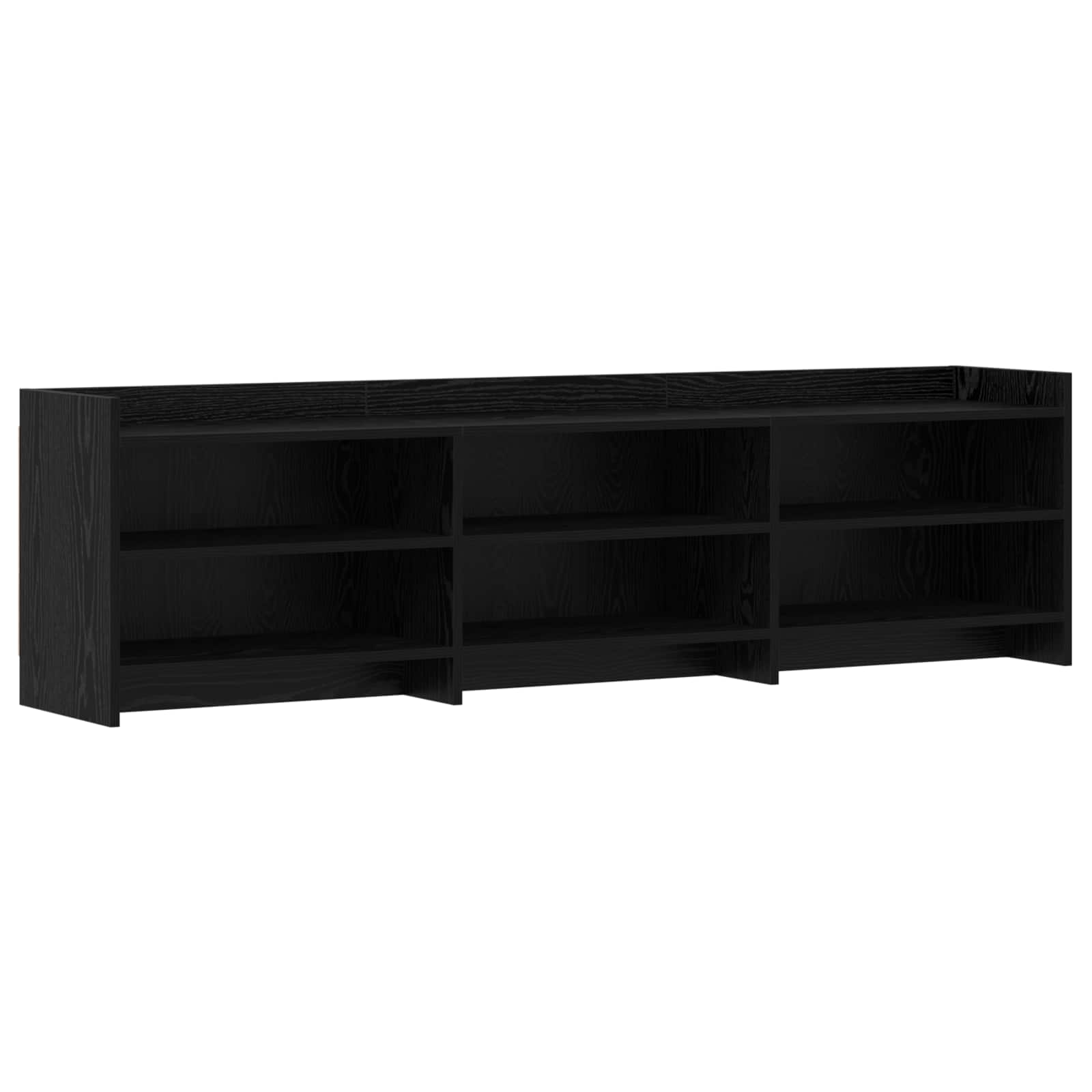 Ντουλάπι TV 168 x 33 x 47 εκ. Μαύρη Δρυς Επεξεργασμένο Ξύλο