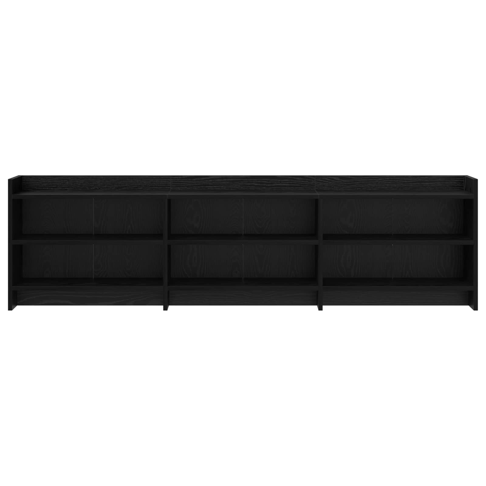 Ντουλάπι TV 168 x 33 x 47 εκ. Μαύρη Δρυς Επεξεργασμένο Ξύλο