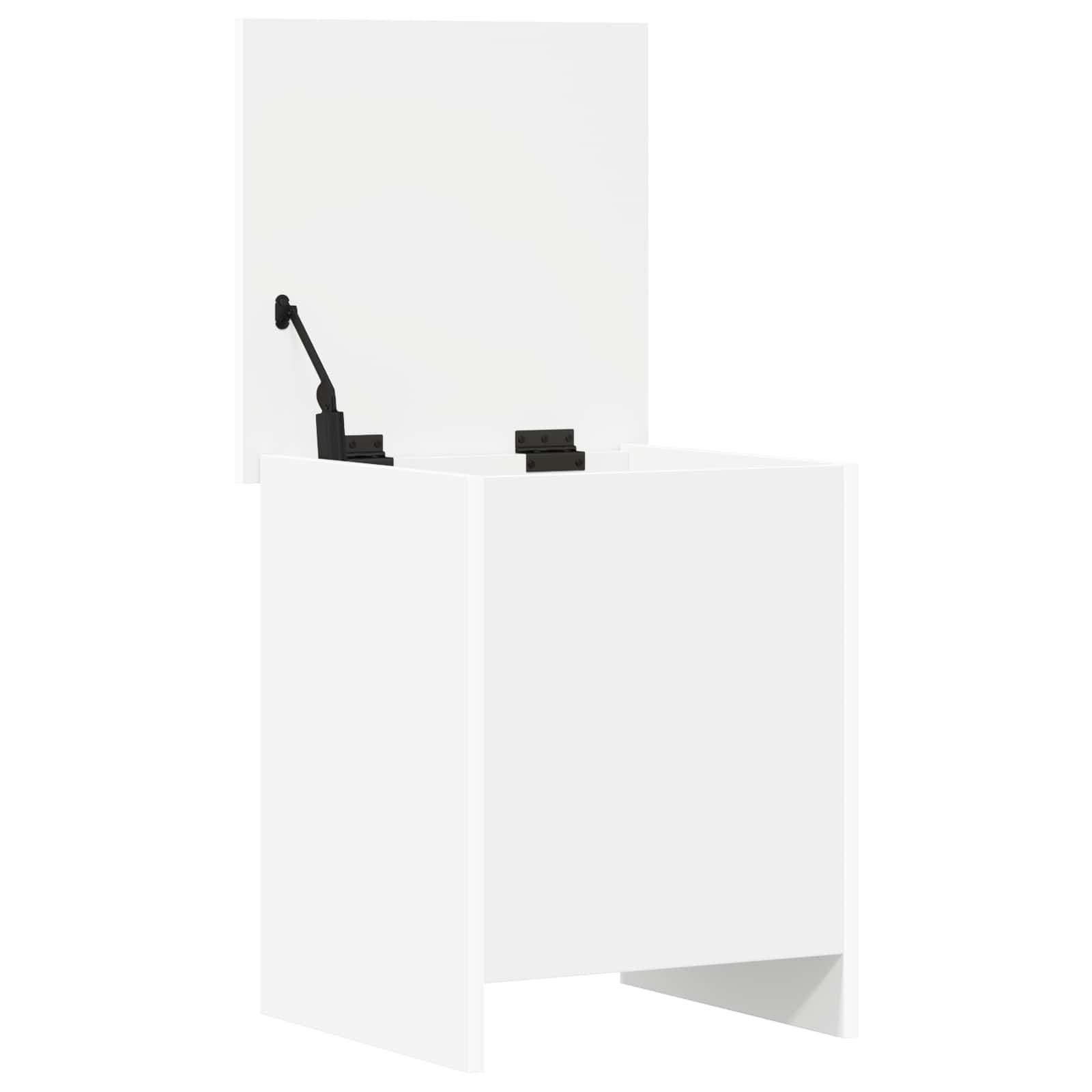 Θήκη Αποθήκευσης Λευκό 40 x 40 x 50 cm Επεξεργασμένο Ξύλο