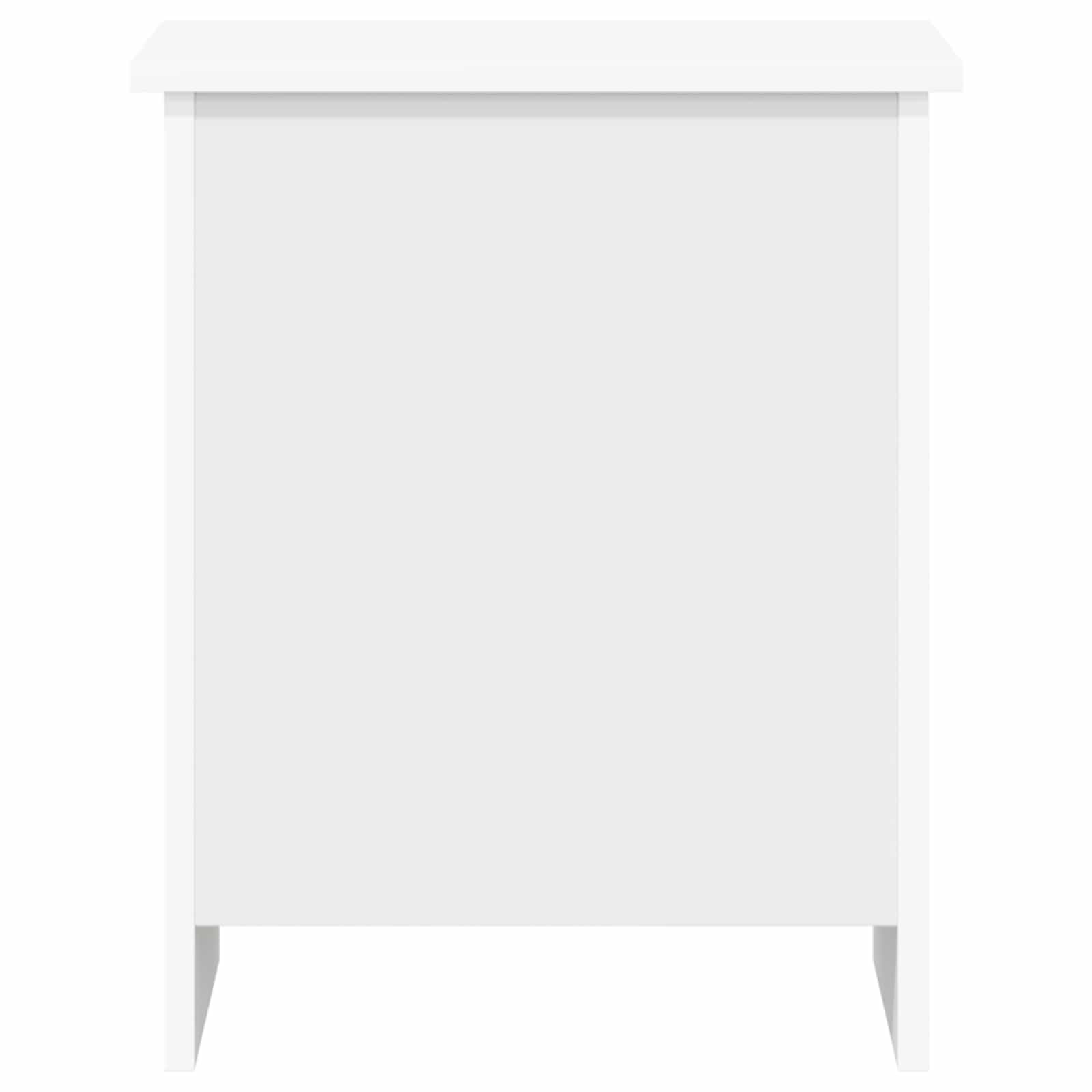 Θήκη Αποθήκευσης Λευκό 40 x 40 x 50 cm Επεξεργασμένο Ξύλο
