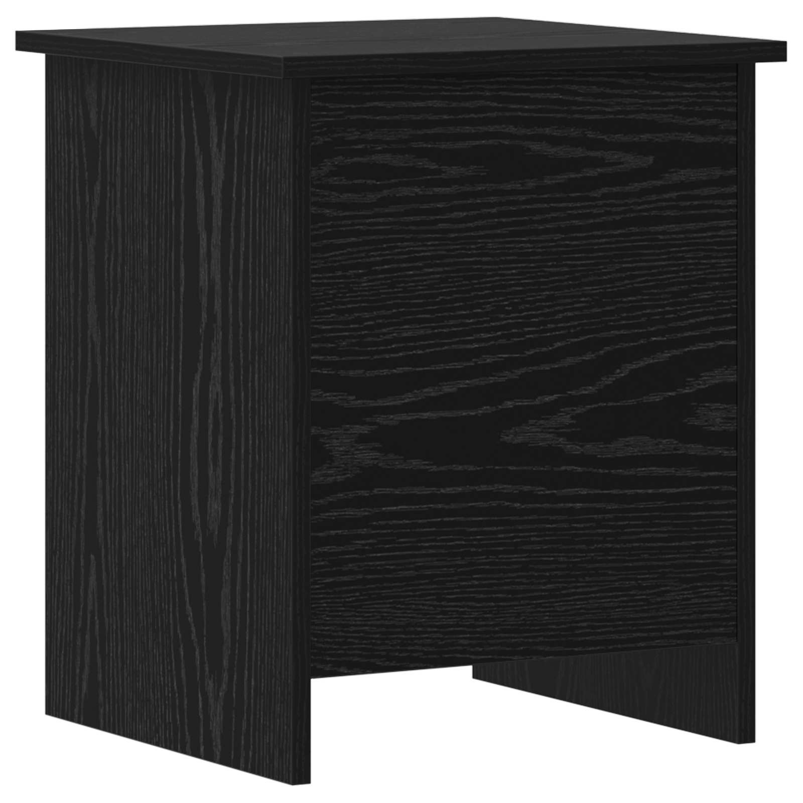 Θήκη Αποθήκευσης Μαύρη Δρυς 40 x 40 x 50 cm Επεξεργασμένο Ξύλο