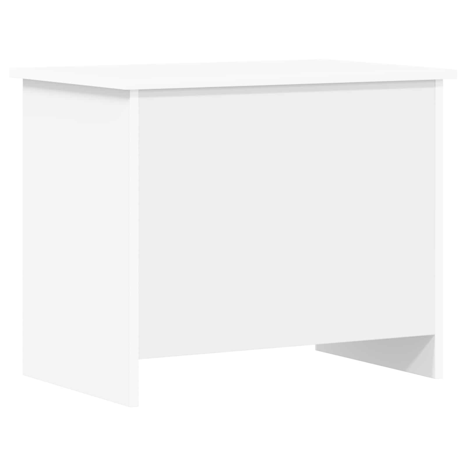 Θήκη Αποθήκευσης Λευκό 60 x 40 x 50 cm Επεξεργασμένο Ξύλο
