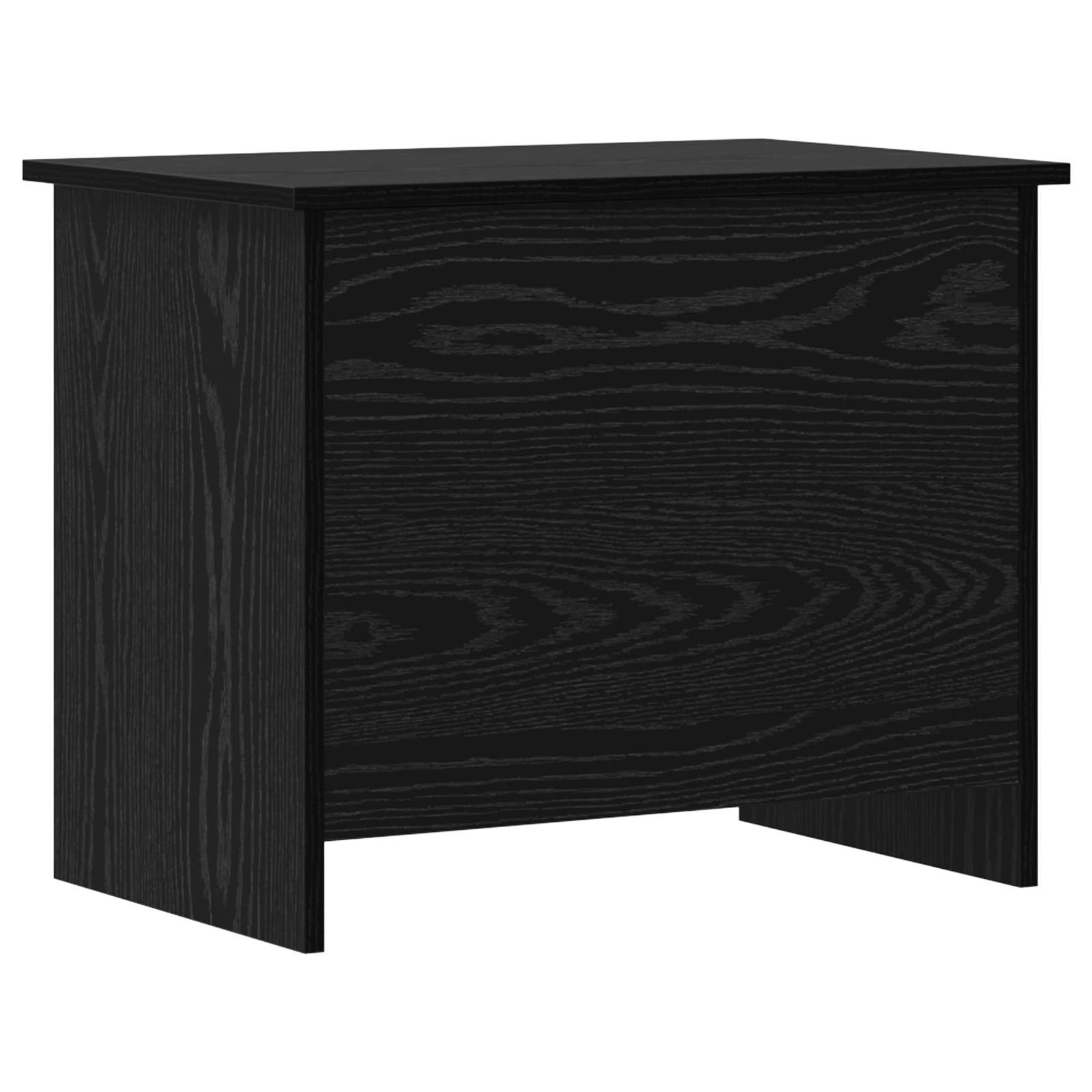 Θήκη Αποθήκευσης Μαύρη Δρυς 60 x 40 x 50 cm Επεξεργασμένο Ξύλο