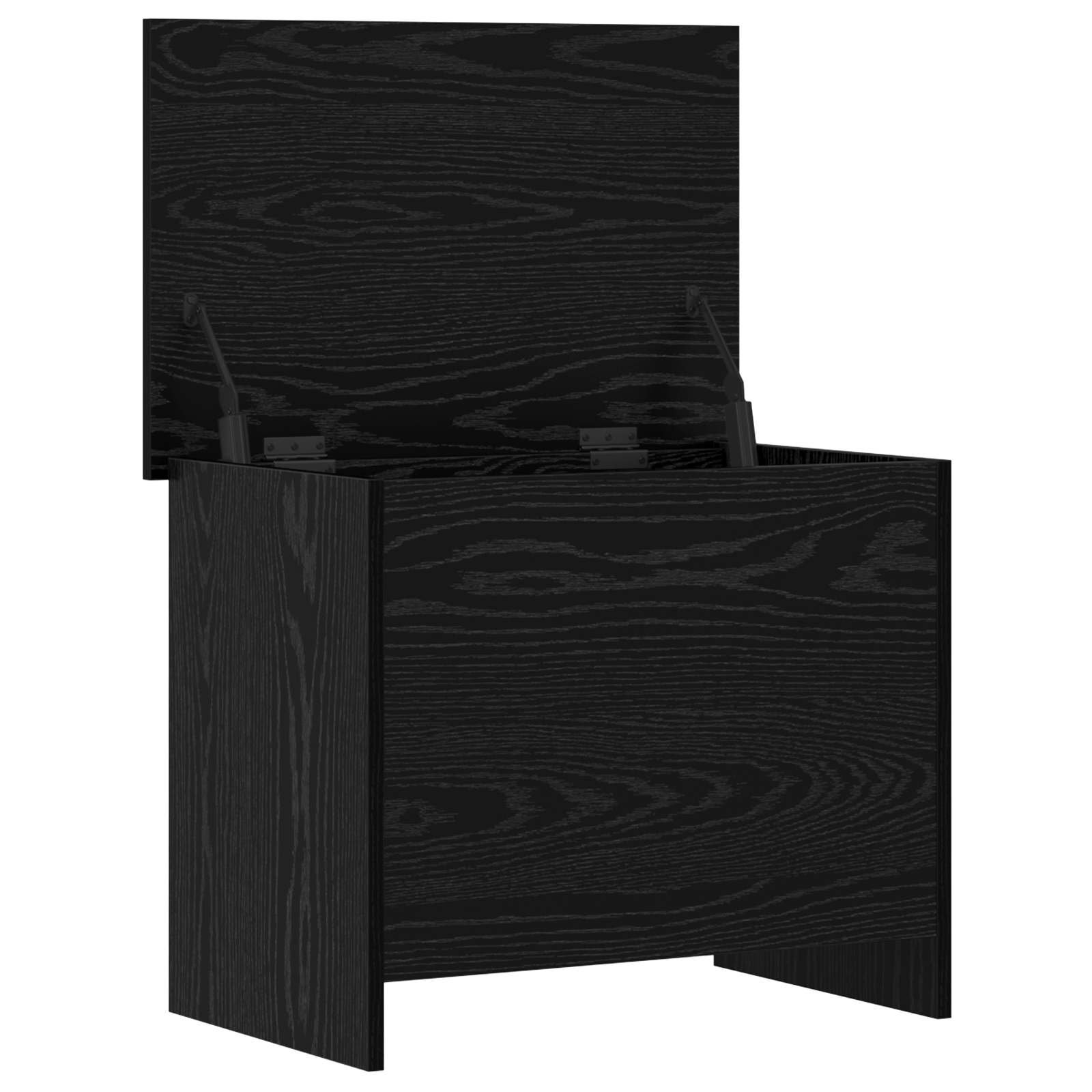 Θήκη Αποθήκευσης Μαύρη Δρυς 60 x 40 x 50 cm Επεξεργασμένο Ξύλο