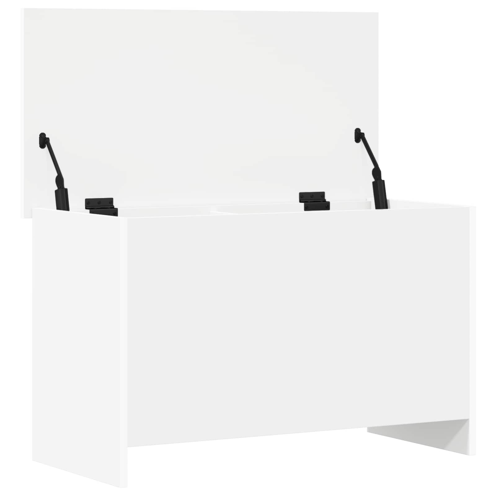 Θήκη Αποθήκευσης Λευκό 80 x 40 x 50 cm Επεξεργασμένο Ξύλο