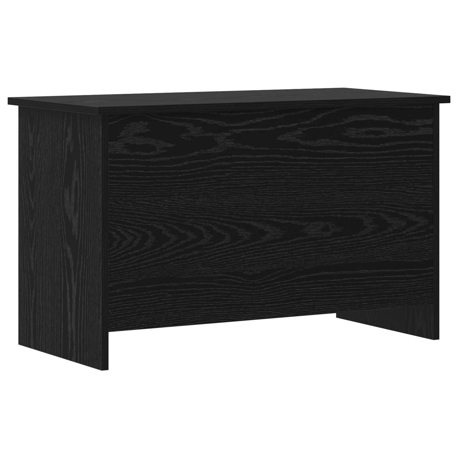 Θήκη Αποθήκευσης Μαύρη Δρυς 80 x 40 x 50 cm Επεξεργασμένο Ξύλο