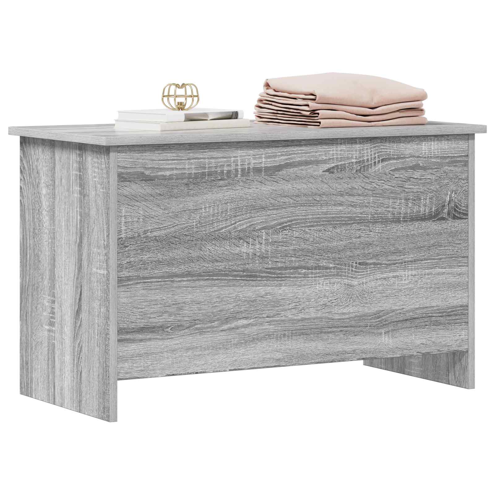 Θήκη Αποθήκευσης Γκρι Sonoma 80 x 40 x 50 cm Επεξεργασμένο Ξύλο