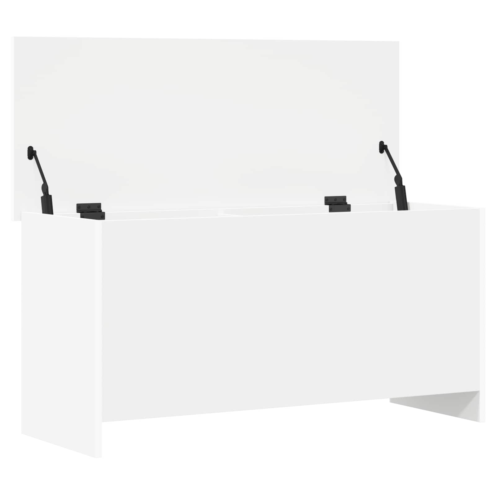 Θήκη Αποθήκευσης Λευκό 100 x 40 x 50 cm Επεξεργασμένο Ξύλο