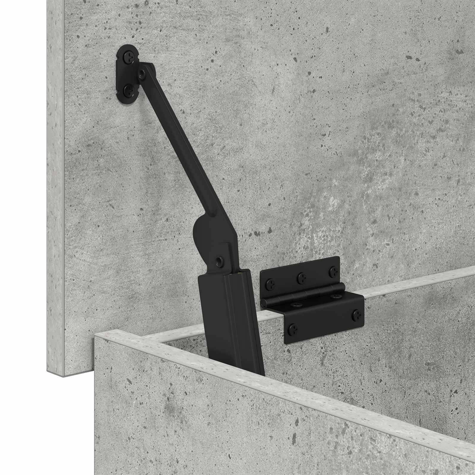 Θήκη Αποθήκευσης Γκρι Σκυροδέματος 100 x 40 x 50 cm