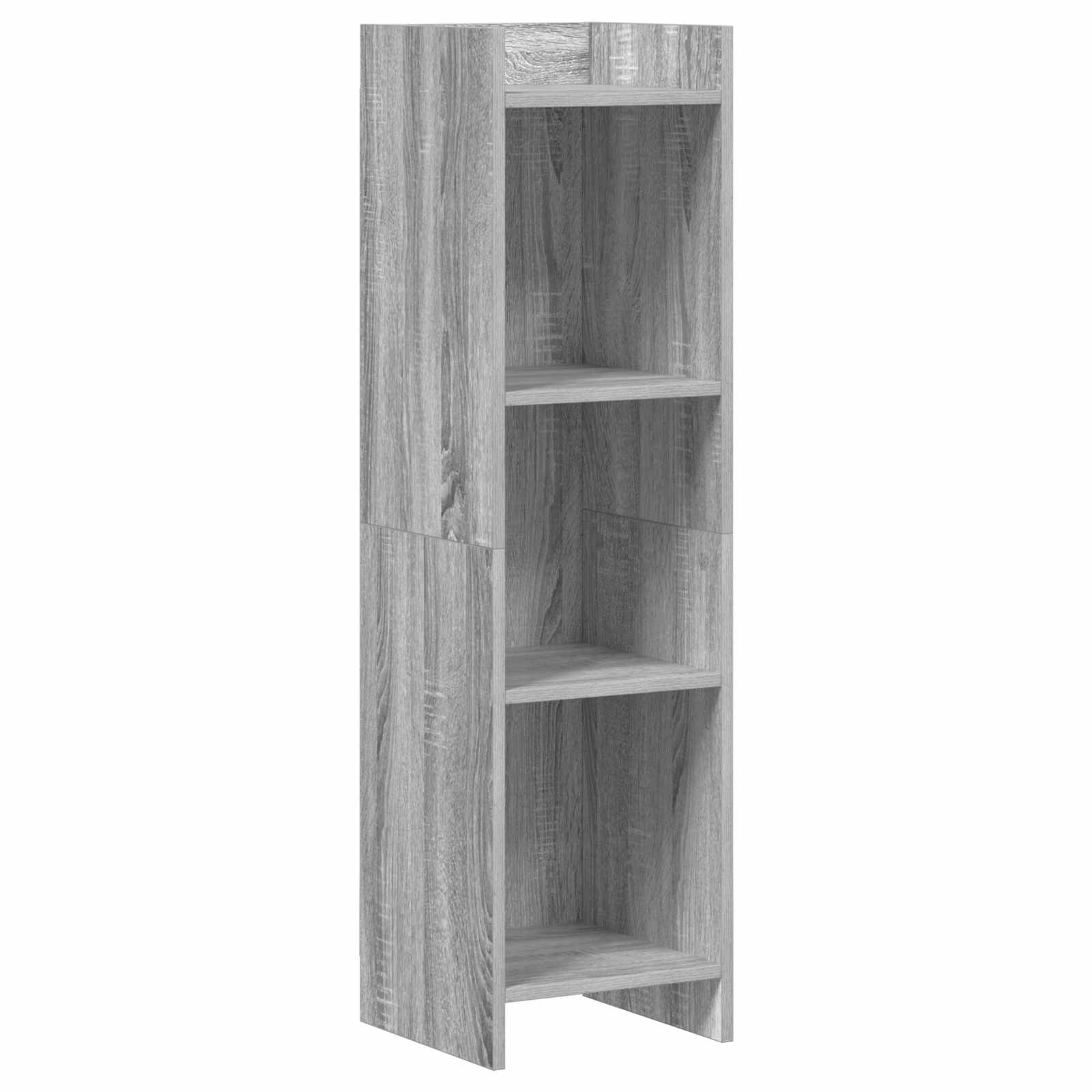 Βιβλιοθήκη Γκρι Sonoma 30 x 30 x 111 εκ Επεξεργασμένο Ξύλο