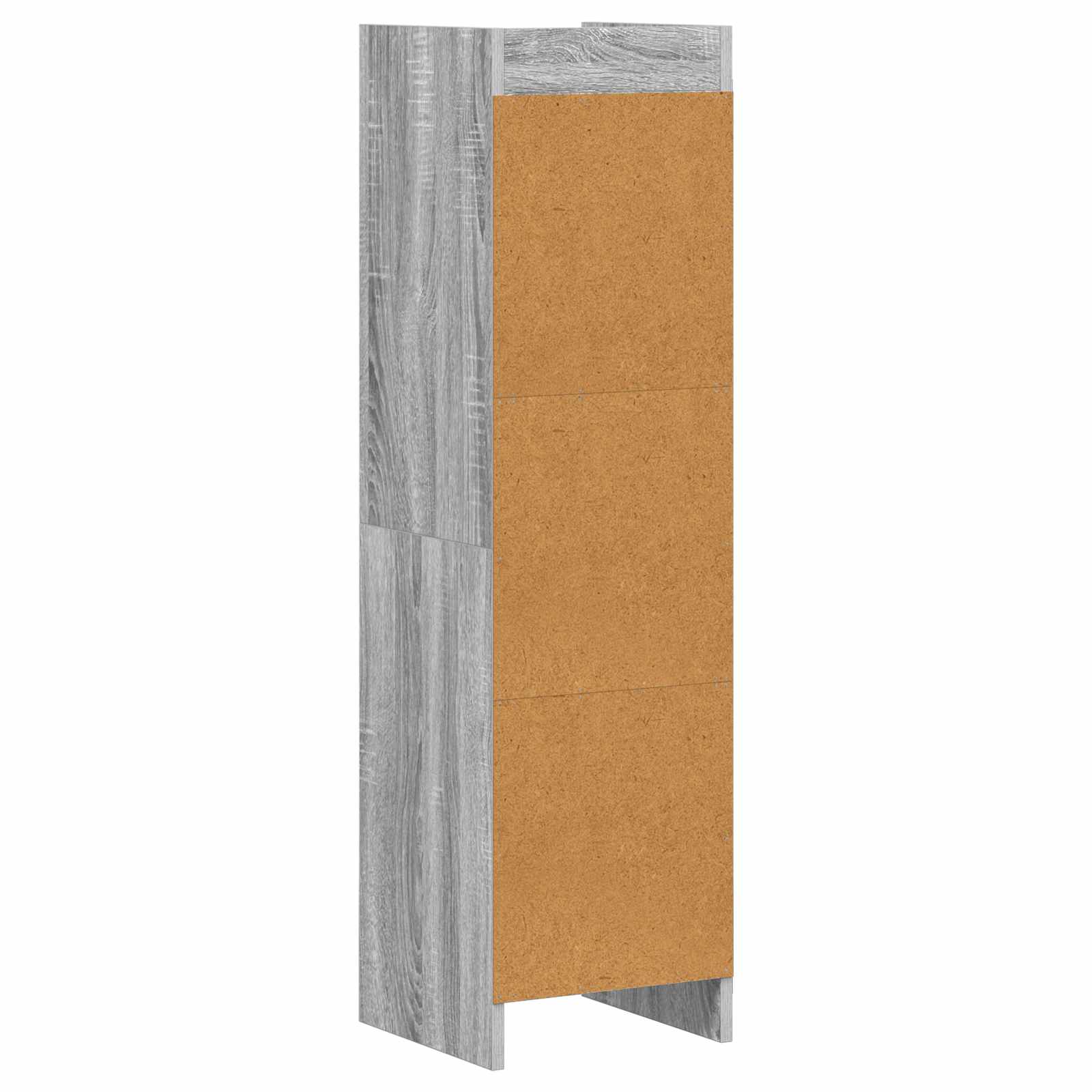Βιβλιοθήκη Γκρι Sonoma 30 x 30 x 111 εκ Επεξεργασμένο Ξύλο