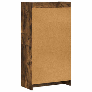 Βιβλιοθήκη Καπνισμένο Ξύλο Δρυός 59 x 30 x 111 εκ - Pakobazaar