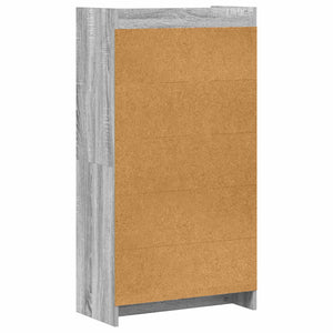 Βιβλιοθήκη Γκρι Sonoma 59 x 30 x 111 εκ Επεξεργασμένο Ξύλο - Pakobazaar