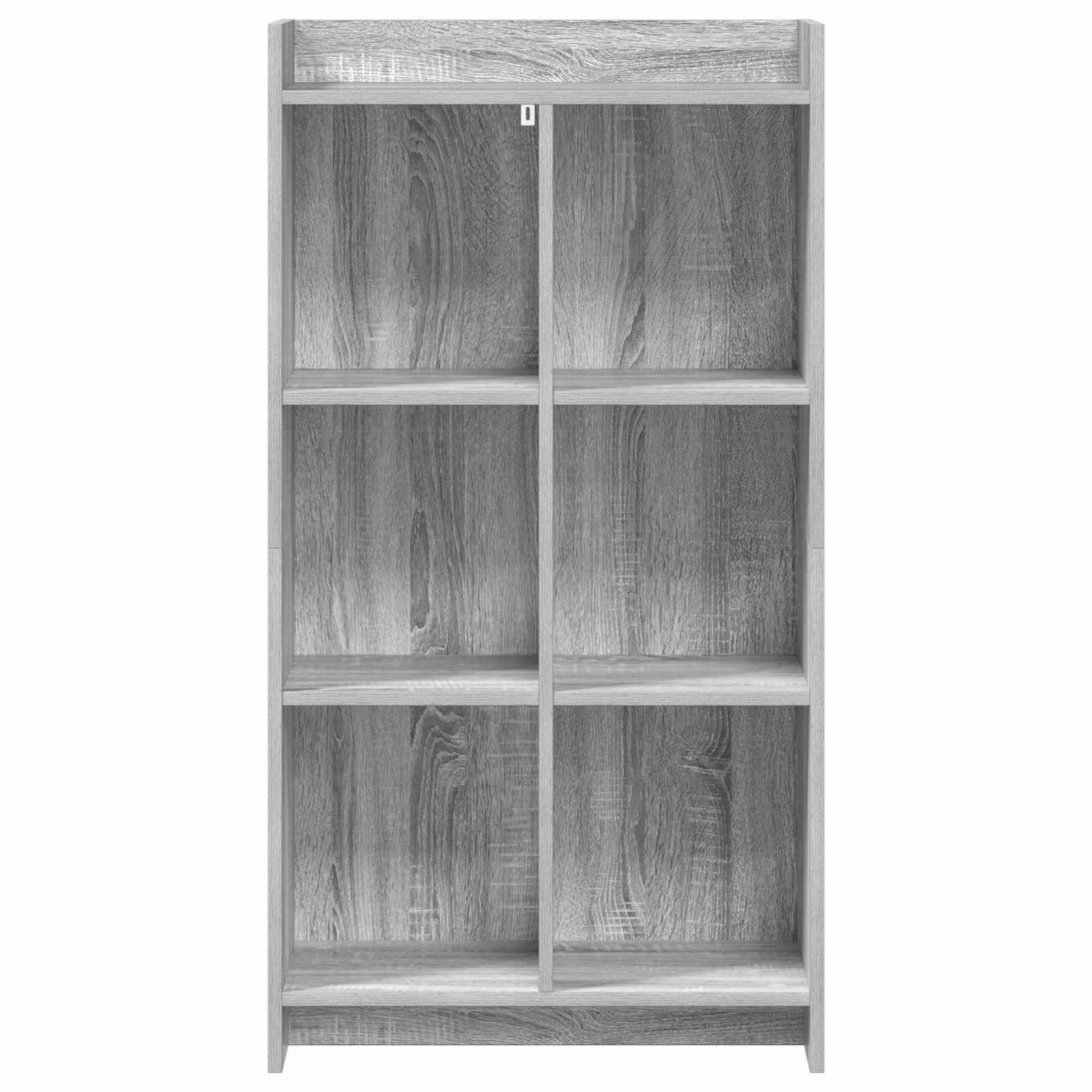 Βιβλιοθήκη Γκρι Sonoma 59 x 30 x 111 εκ Επεξεργασμένο Ξύλο