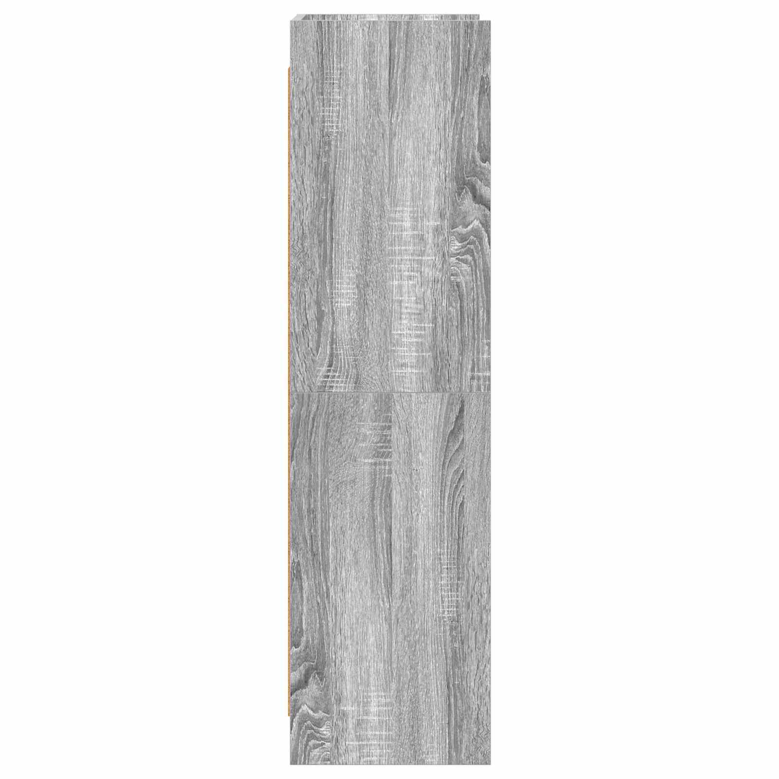Βιβλιοθήκη Γκρι Sonoma 59 x 30 x 111 εκ Επεξεργασμένο Ξύλο