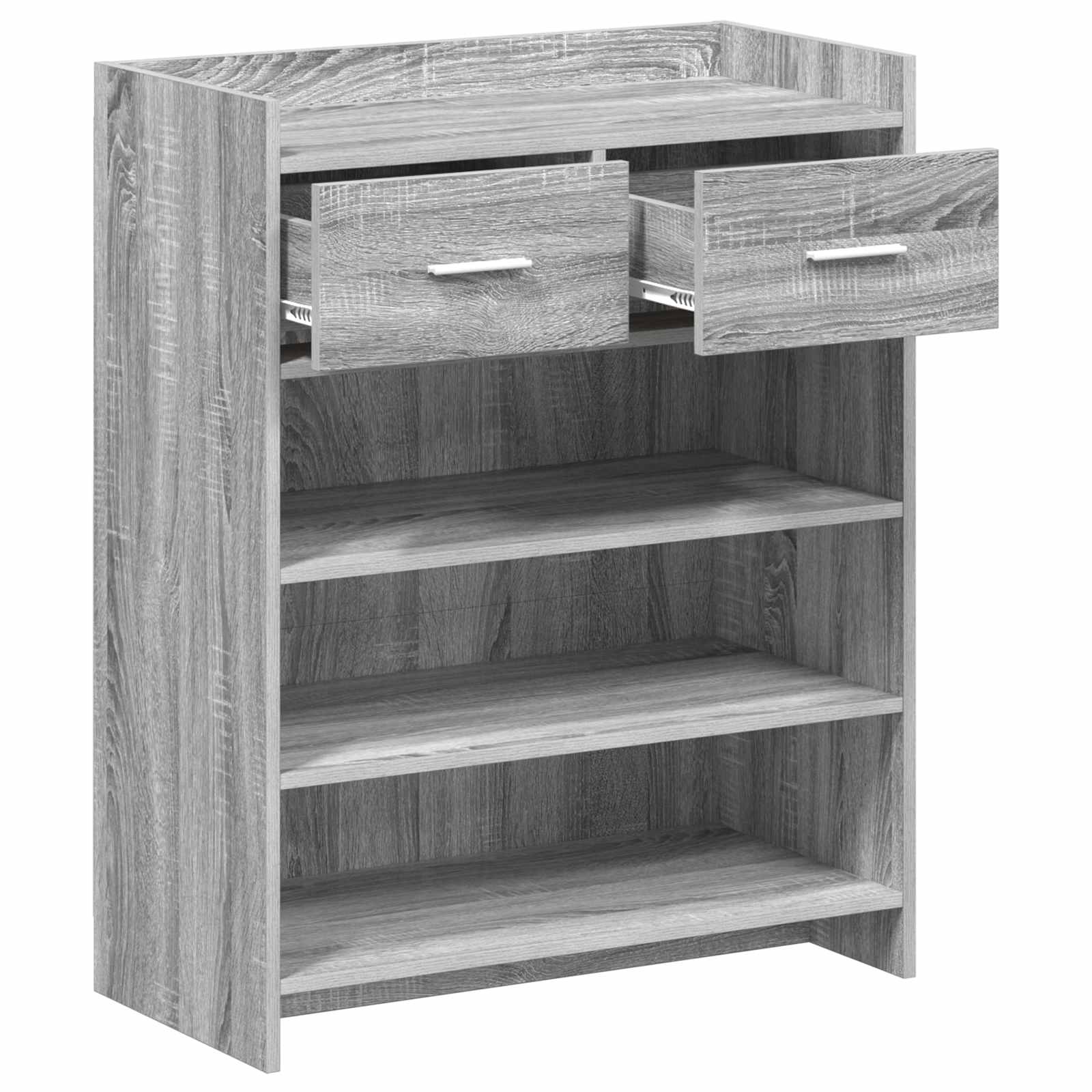 Ντουλάπα Παπουτσιών με συρτάρι Γκρι Sonoma 73,5 x 36 x 92 εκ