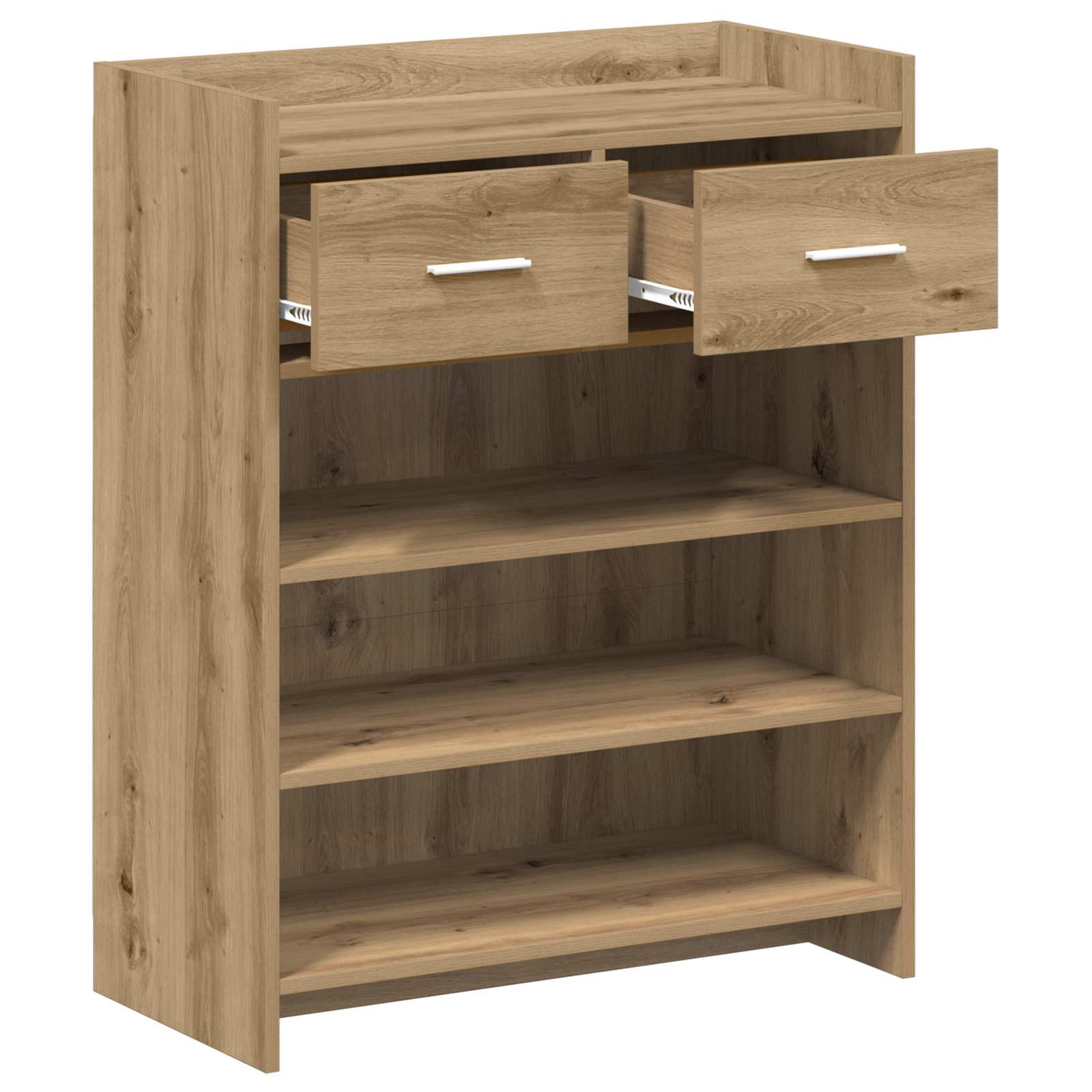 Ντουλάπα Παπουτσιών με συρτάρι Artisan Δρυς 73,5 x 36 x 92 εκ - Pakobazaar