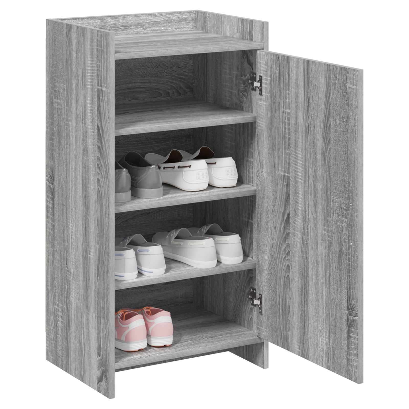 Ντουλάπα Παπουτσιών με αποθήκευση Γκρι Sonoma 48 x 36 x 92 εκ