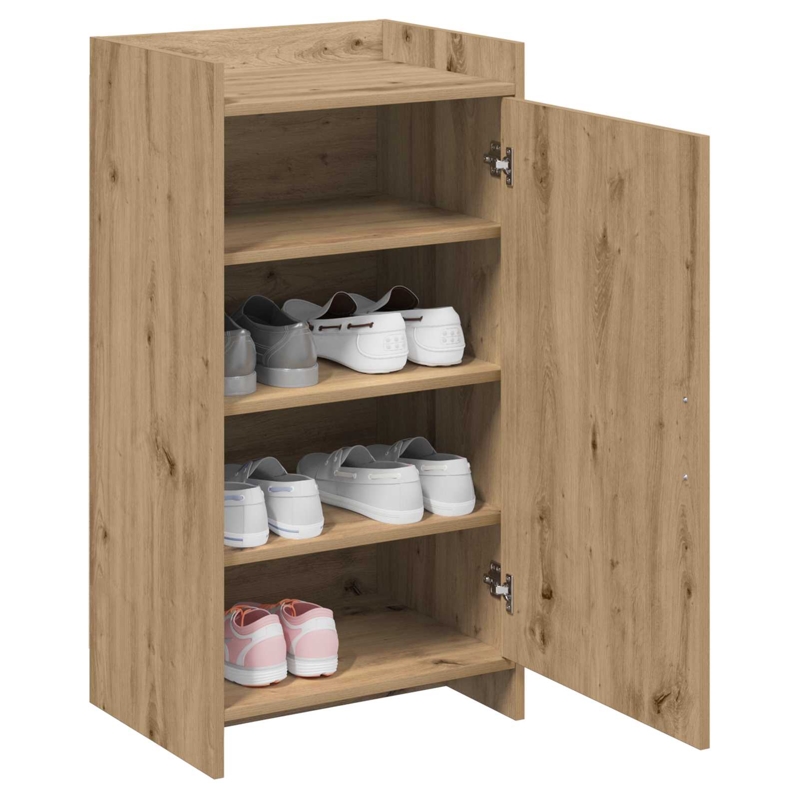 Ντουλάπα Παπουτσιών με αποθήκευση Artisan Δρυς 48 x 36 x 92 εκ