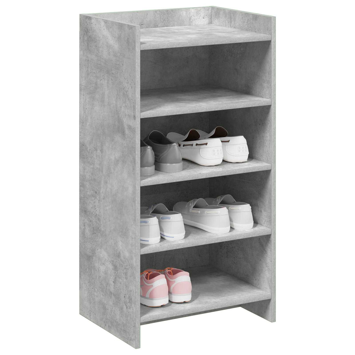 Ντουλάπα Παπουτσιών Γκρι Σκυροδέματος 48 x 36 x 92 εκ