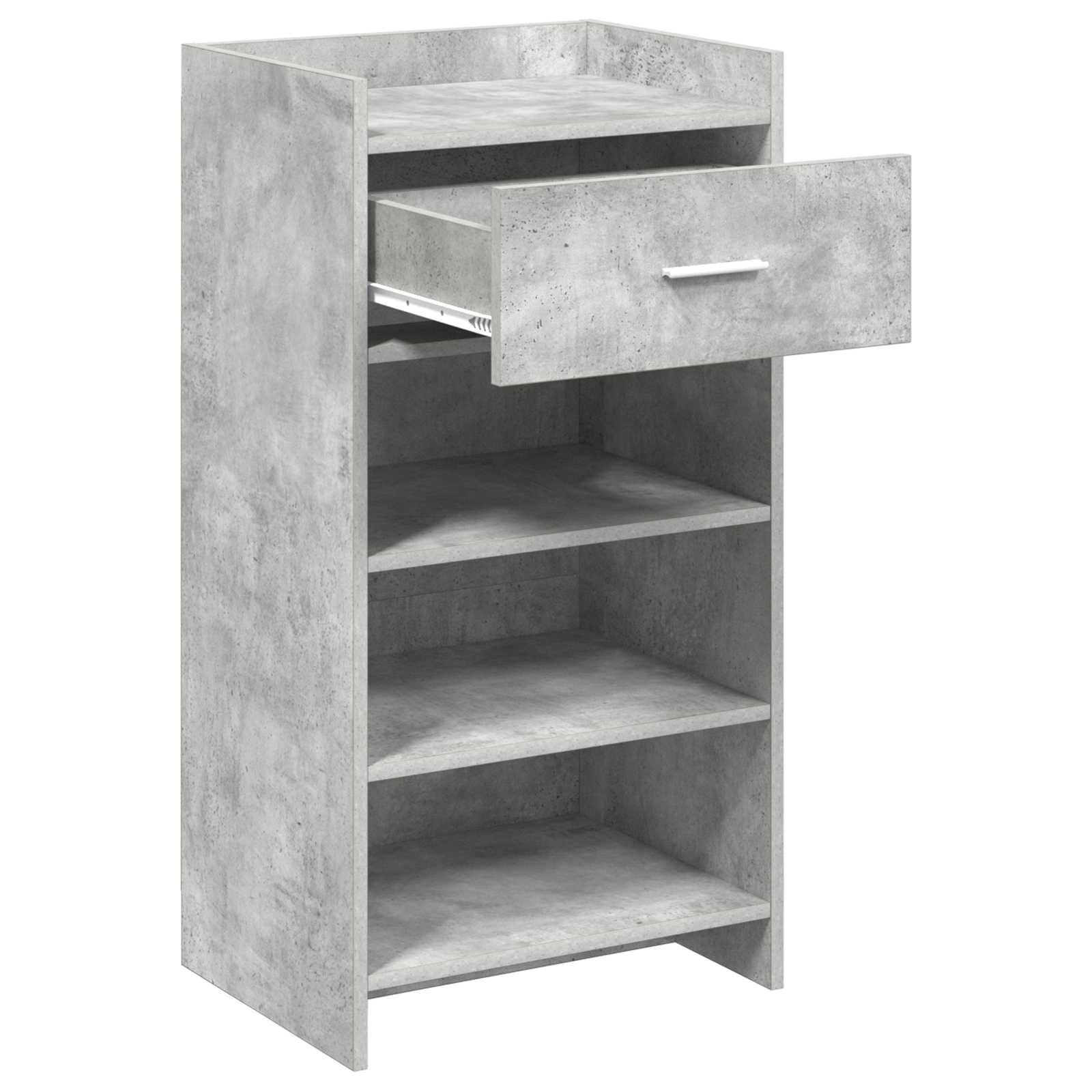 Ντουλάπα Παπουτσιών Γκρι Σκυροδέματος 48 x 36 x 92 εκ