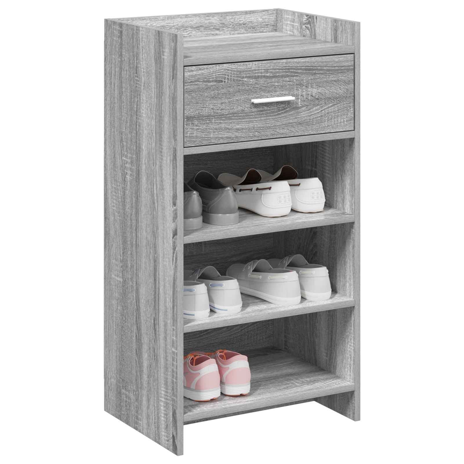 Ντουλάπα Παπουτσιών με συρτάρι Γκρι Sonoma 48 x 36 x 92 εκ