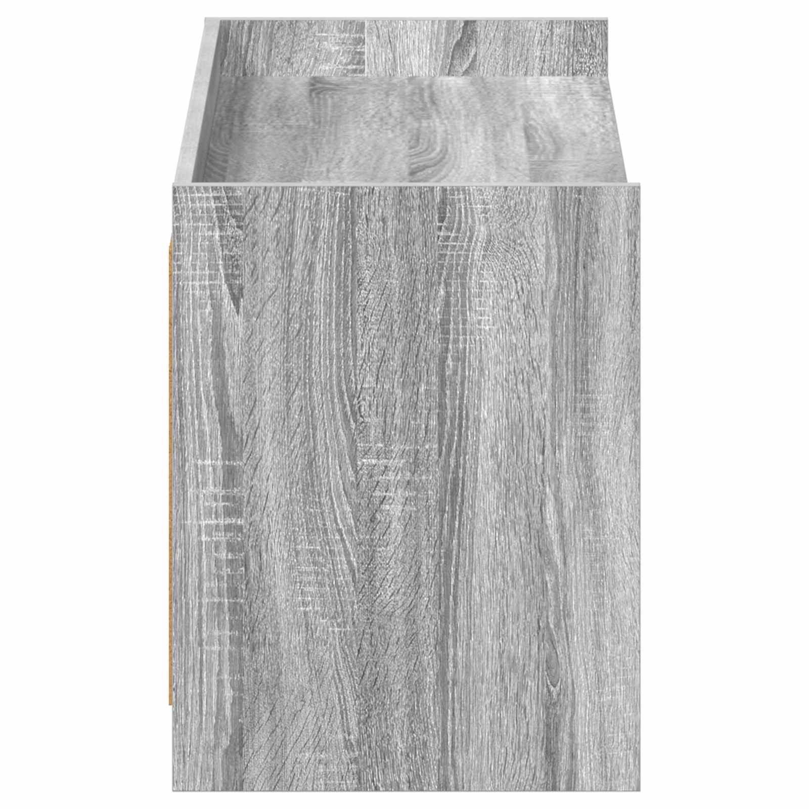 Ντουλάπα Παπουτσιών με πόρτα Γκρι Sonoma 100 x 39,5 x 51 εκ