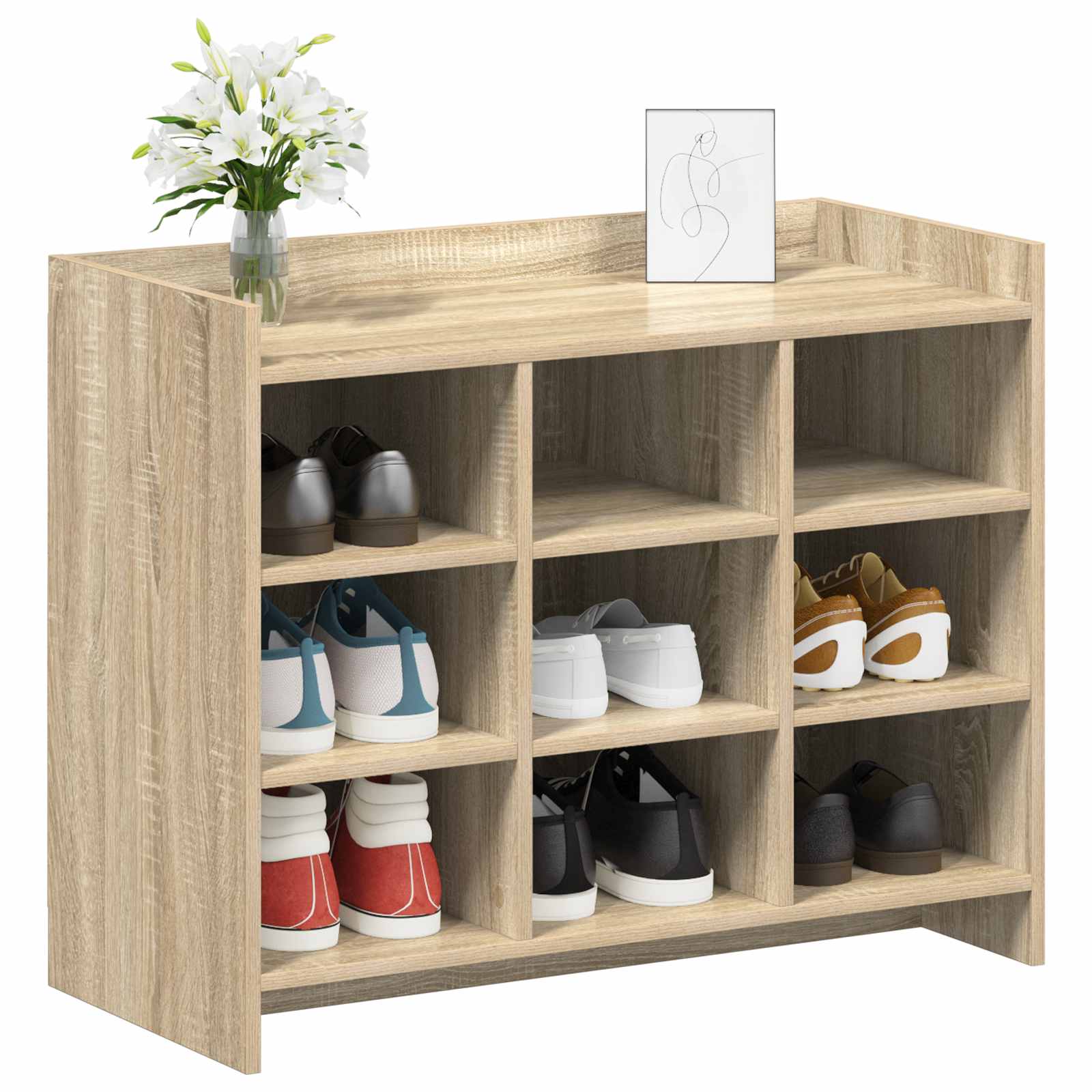 Ντουλάπα Παπουτσιών Sonoma Δρυς 85 x 39,5 x 70 εκ. - Pakobazaar