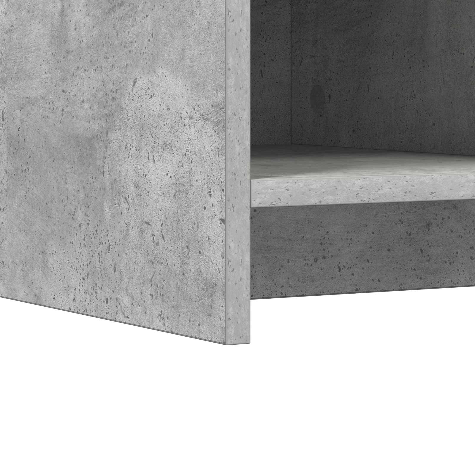 Ντουλάπα Παπουτσιών Γκρι Σκυροδέματος 85 x 39,5 x 70 εκ.