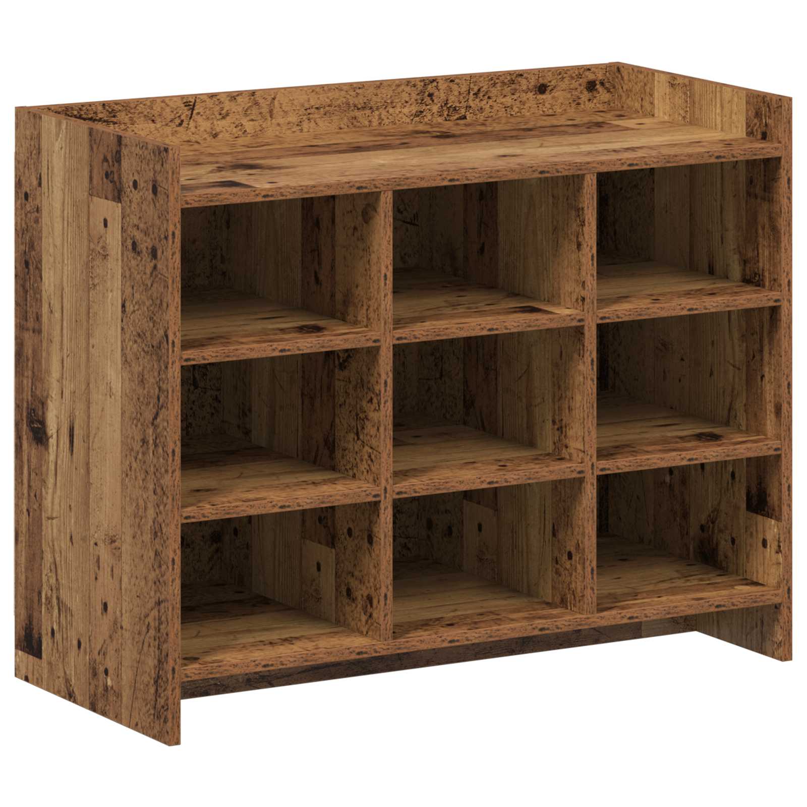 Ντουλάπα Παπουτσιών Παλαιωμένο ξύλο 85 x 39,5 x 70 εκ.