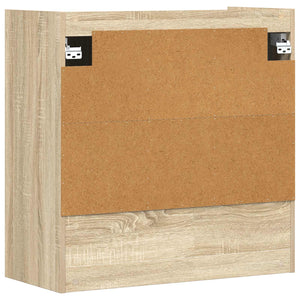 Ράφι Τοίχου Επιτοίχιο Sonoma Δρυς 80 x 36 x 80 εκ - Pakobazaar