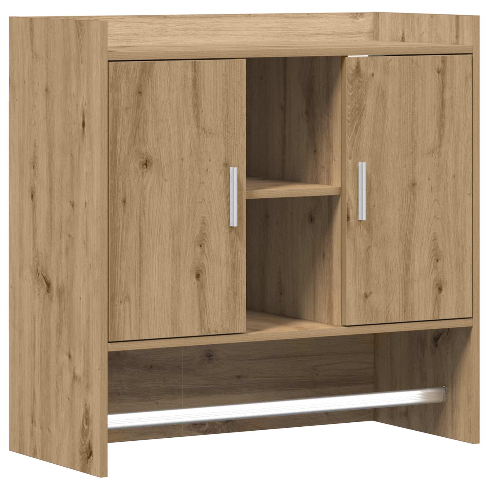 Ράφι Τοίχου Επιτοίχιο Artisan Δρυς 80 x 36 x 80 εκ