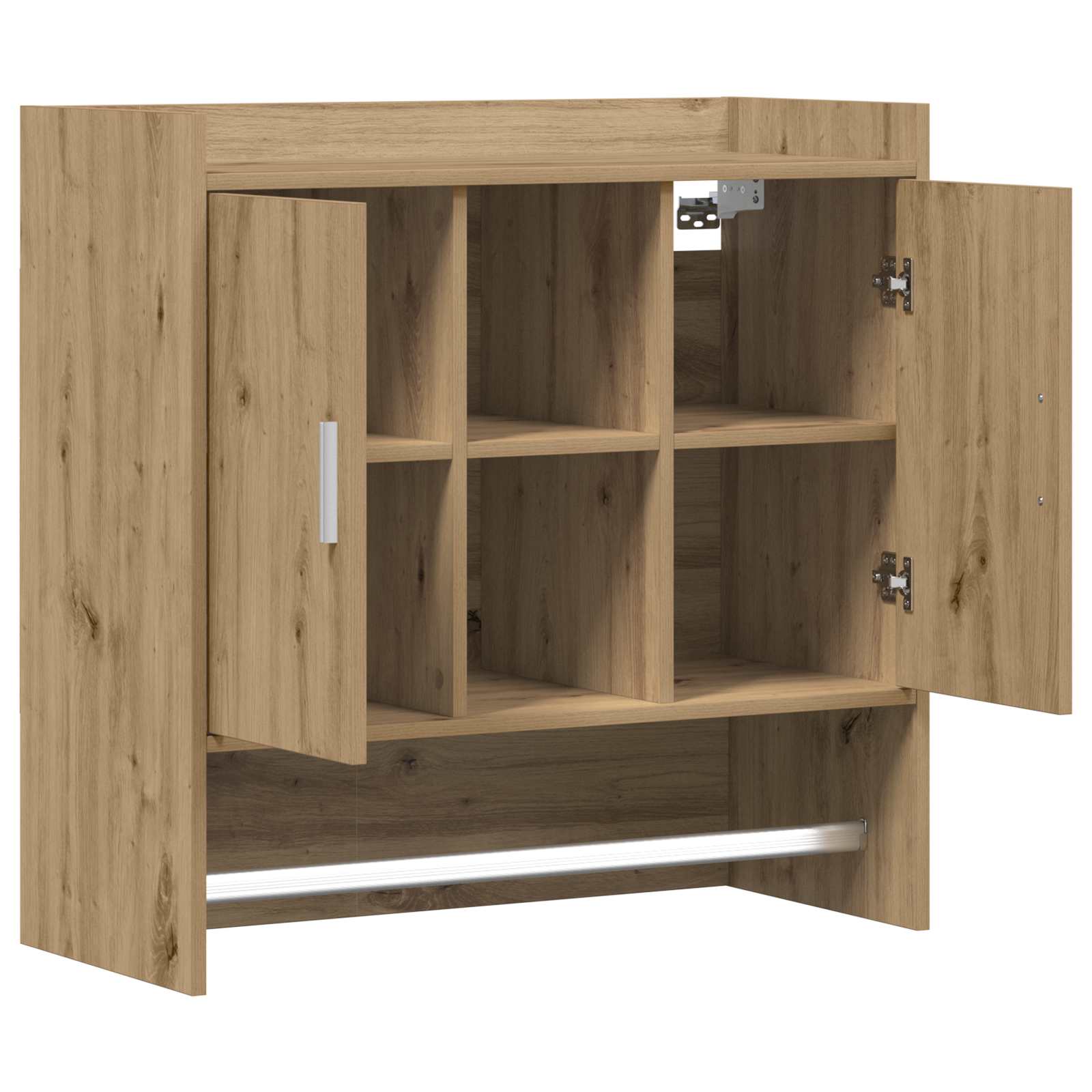 Ράφι Τοίχου Επιτοίχιο Artisan Δρυς 80 x 36 x 80 εκ
