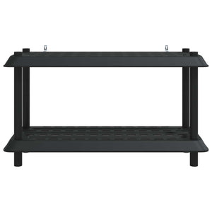 Μονάδα Ραφιού 2 επίπεδα 100 x 40 x 55,5 εκ. PP Ανθρακί - Pakobazaar