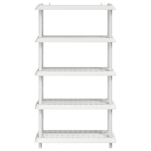 Μονάδα Ραφιού 5 επίπεδα 100 x 40 x 177 εκ PP Λευκό - Pakobazaar