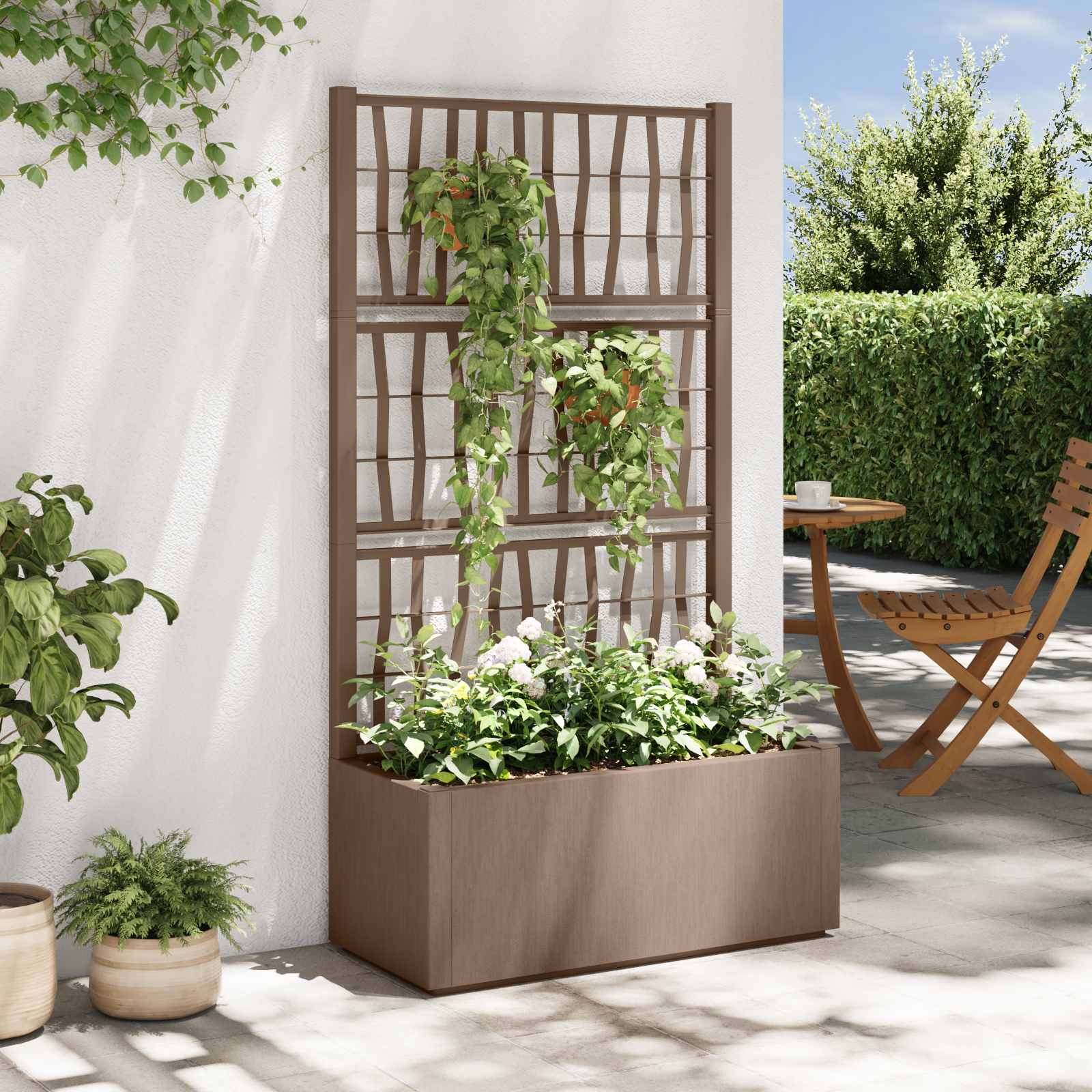 Κηποτινάκι με Τρέλα Καφέ 80 x 36 x 140 εκ PP - Pakobazaar