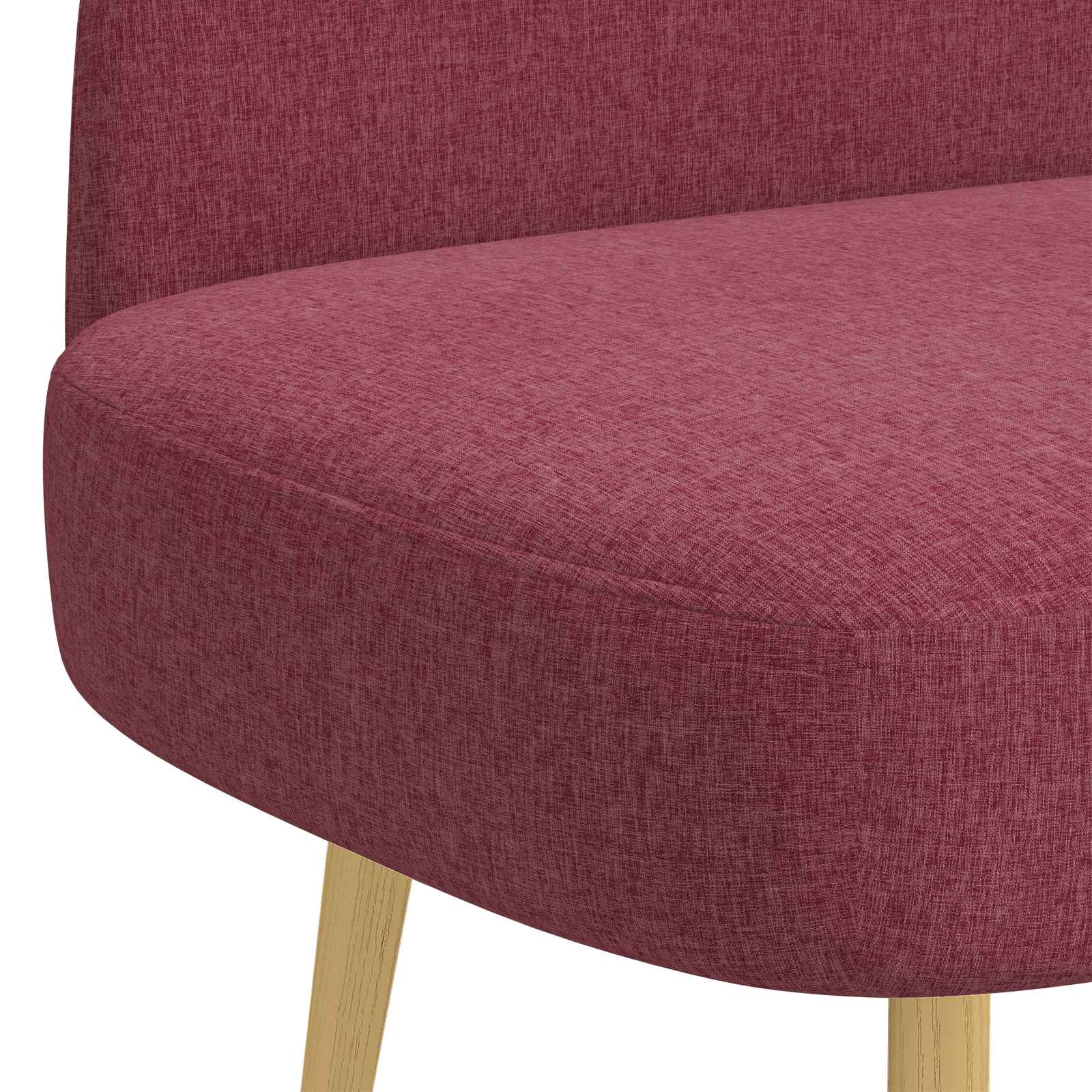 Δερμάτινος Πάγκος με Πλάτη Μπορντό 110 x 60 x 76 cm Πολυεστέρας - Pakobazaar